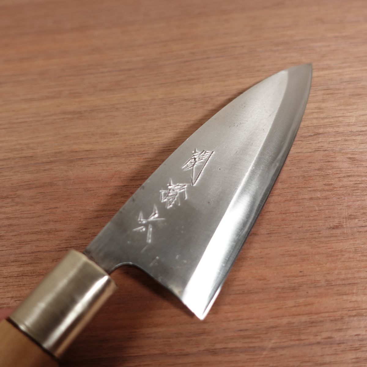 Seki Magoroku Deba Knife, Sharpened, Carbon Steel, Single Bevel, Carefully Used, 150mm