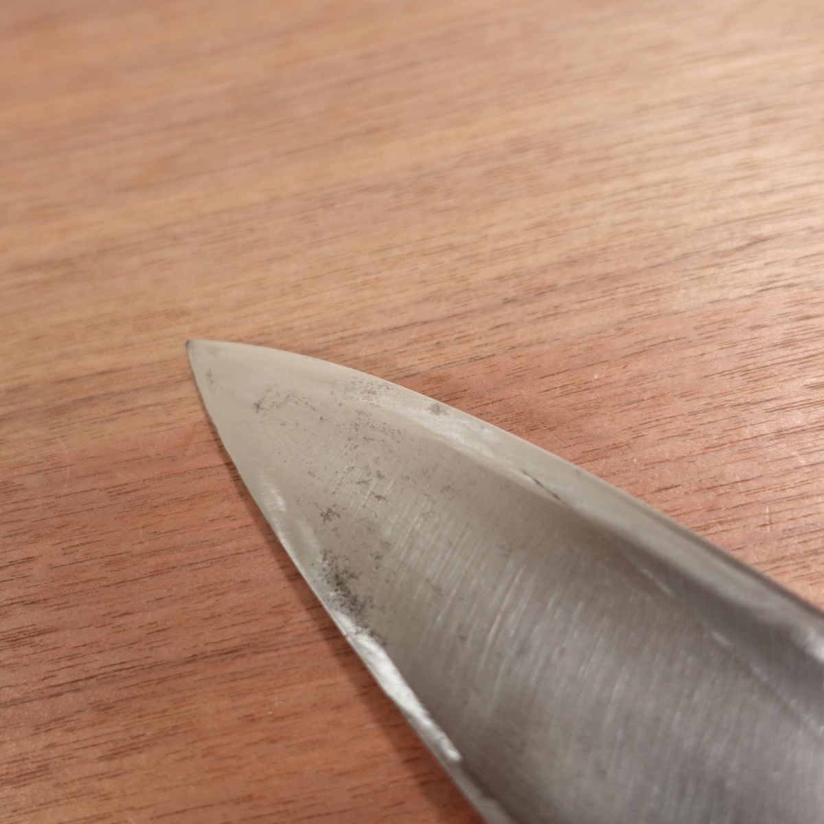 Seki Magoroku Deba Knife, Sharpened, Carbon Steel, Single Bevel, Carefully Used, 150mm