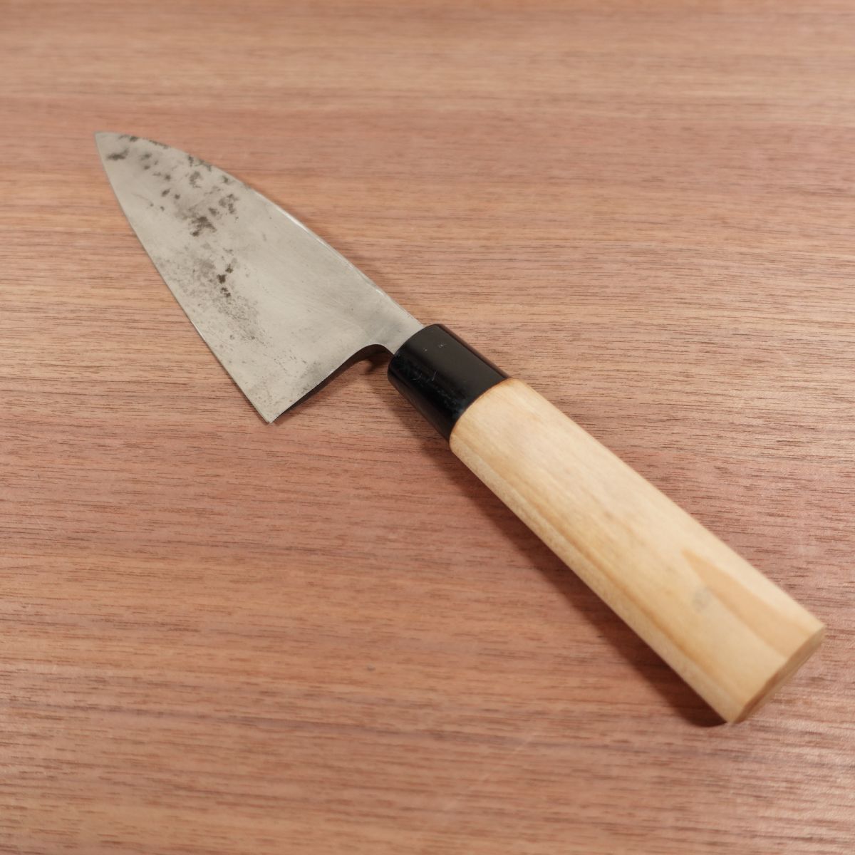 Sakai Sadamine Deba Knife, Sharpened, Handmade, Carbon Steel, Single Bevel, 170mm