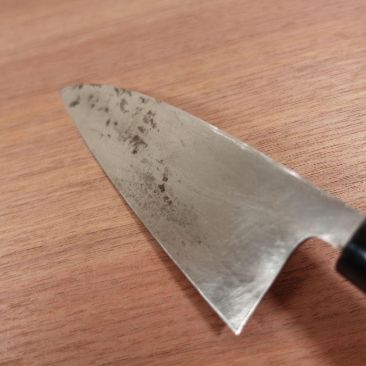 Sakai Sadamine Deba Knife, Sharpened, Handmade, Carbon Steel, Single Bevel, 170mm