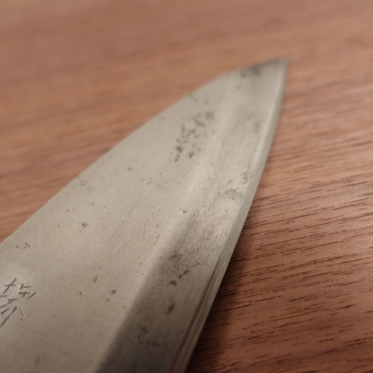 Sakai Sadamine Deba Knife, Sharpened, Handmade, Carbon Steel, Single Bevel, 170mm