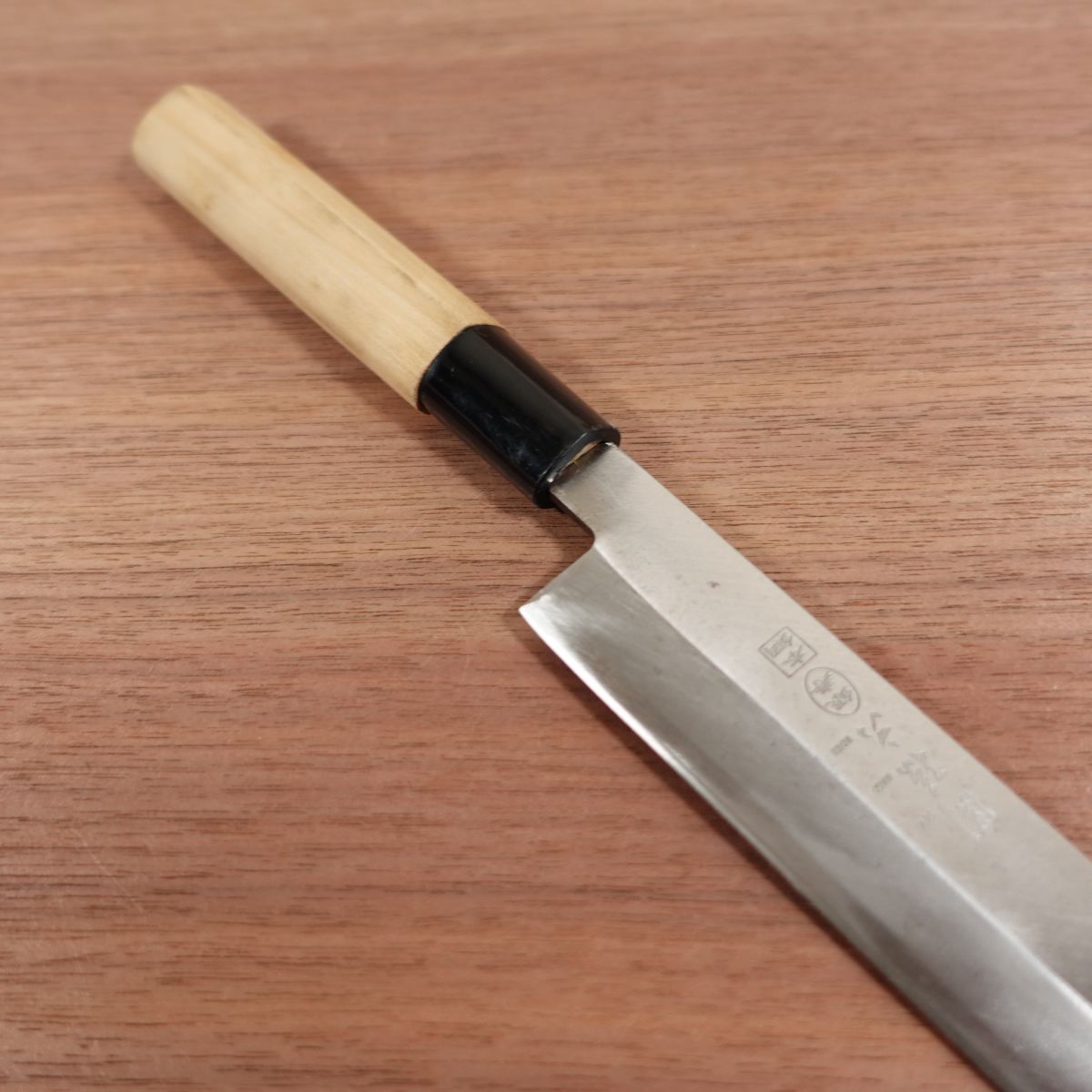 Seki Magoroku Yanagiba Knife, Sharpened, Ginju, Carbon Steel, Sashimi Knife, Single Bevel, 215mm