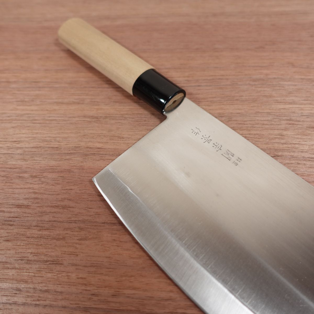 Seki Munekage Chinese Cleaver, Sharpened, Stainless Steel, Nearly Unused Stored Item, 180mm