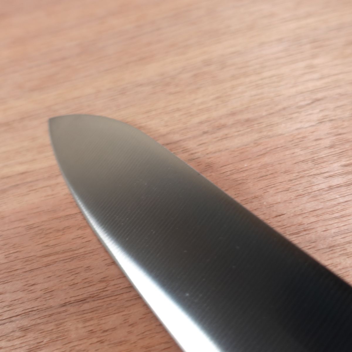 Noshu Masamune Santoku Knife, Sharpened, Titanium Coating, Black, All-Purpose Knife, Unused Stored Item, 170mm