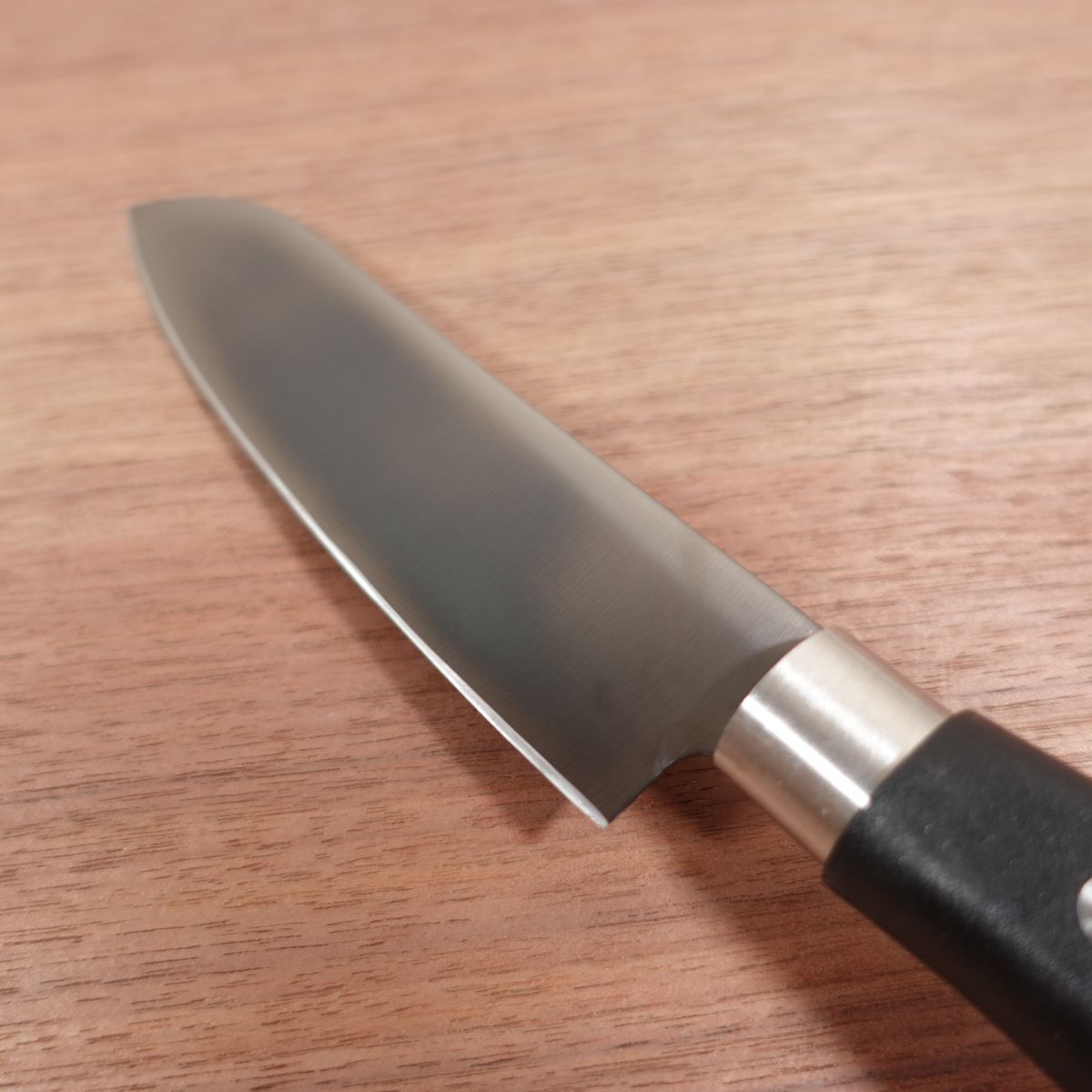 Noshu Masamune Ko-Santoku Knife, Sharpened, Titanium Coating, Black, All-Purpose Knife, Unused Stored Item, 150mm