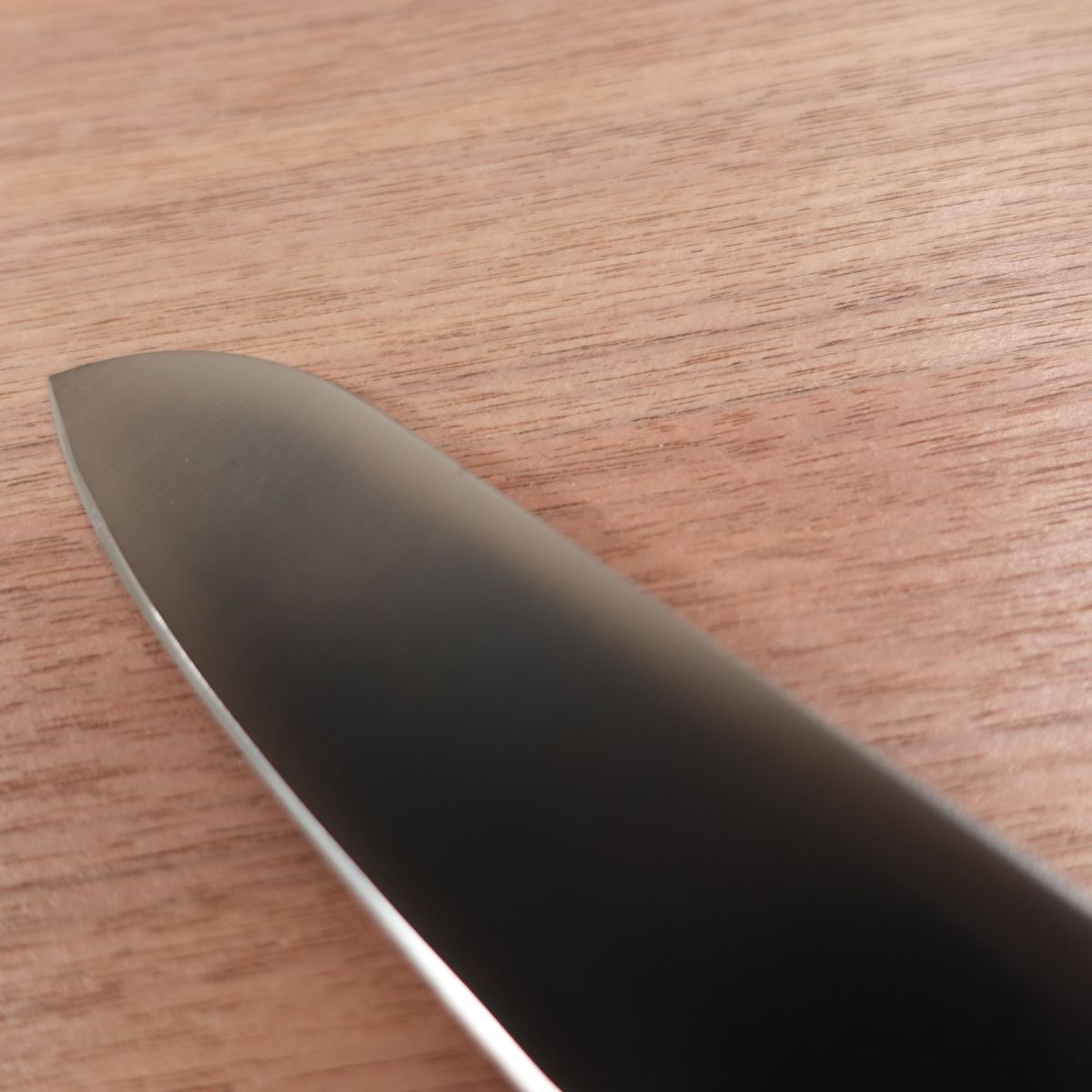Noshu Masamune Ko-Santoku Knife, Sharpened, Titanium Coating, Black, All-Purpose Knife, Unused Stored Item, 150mm