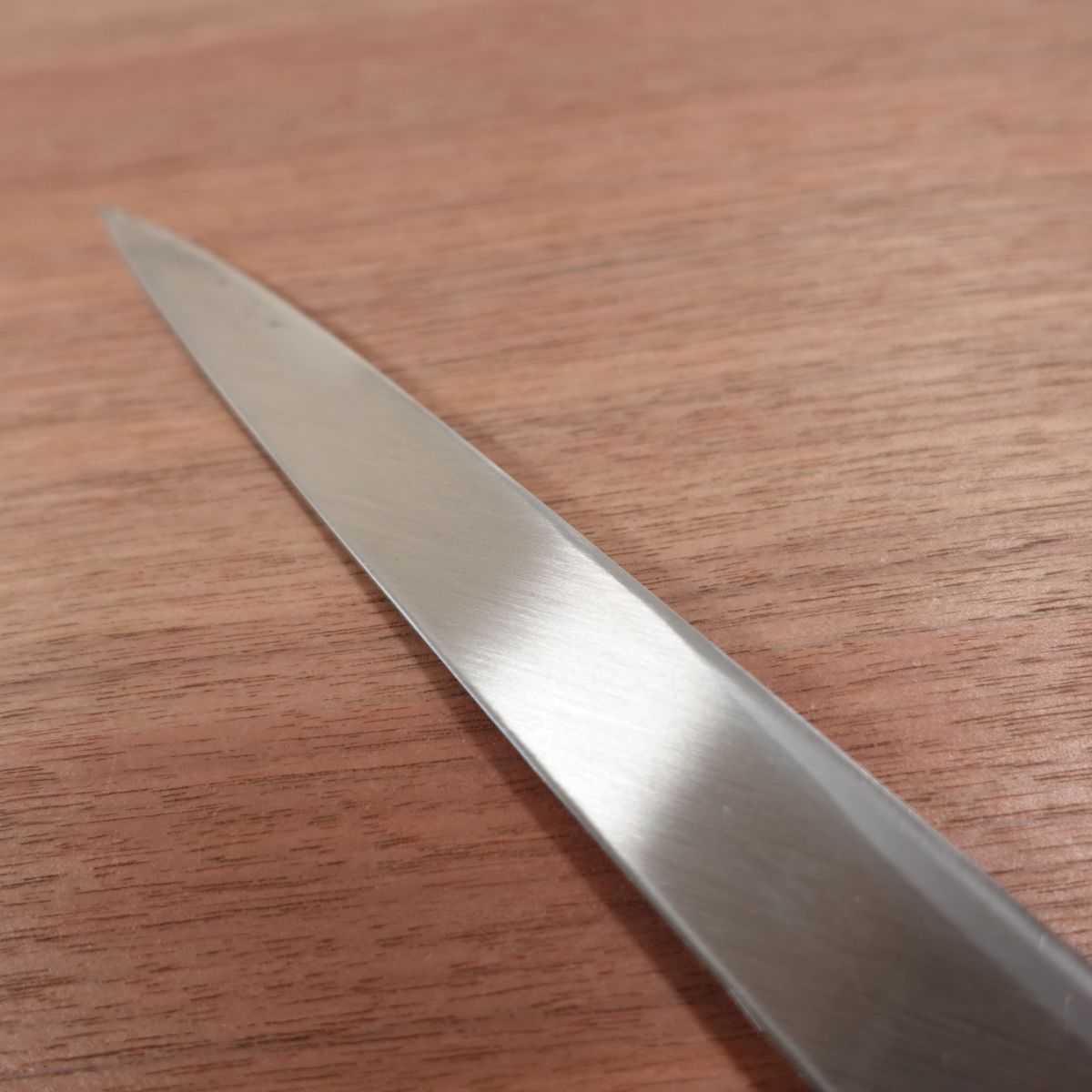 Masamoto Sohonten Fugu-Hiki Knife, Sharpened, Yanagiba Knife, Thin Blade, Water Buffalo Handle, Sashimi Knife, Nearly Unused Stored Item, Wooden Sheath Included, 270mm