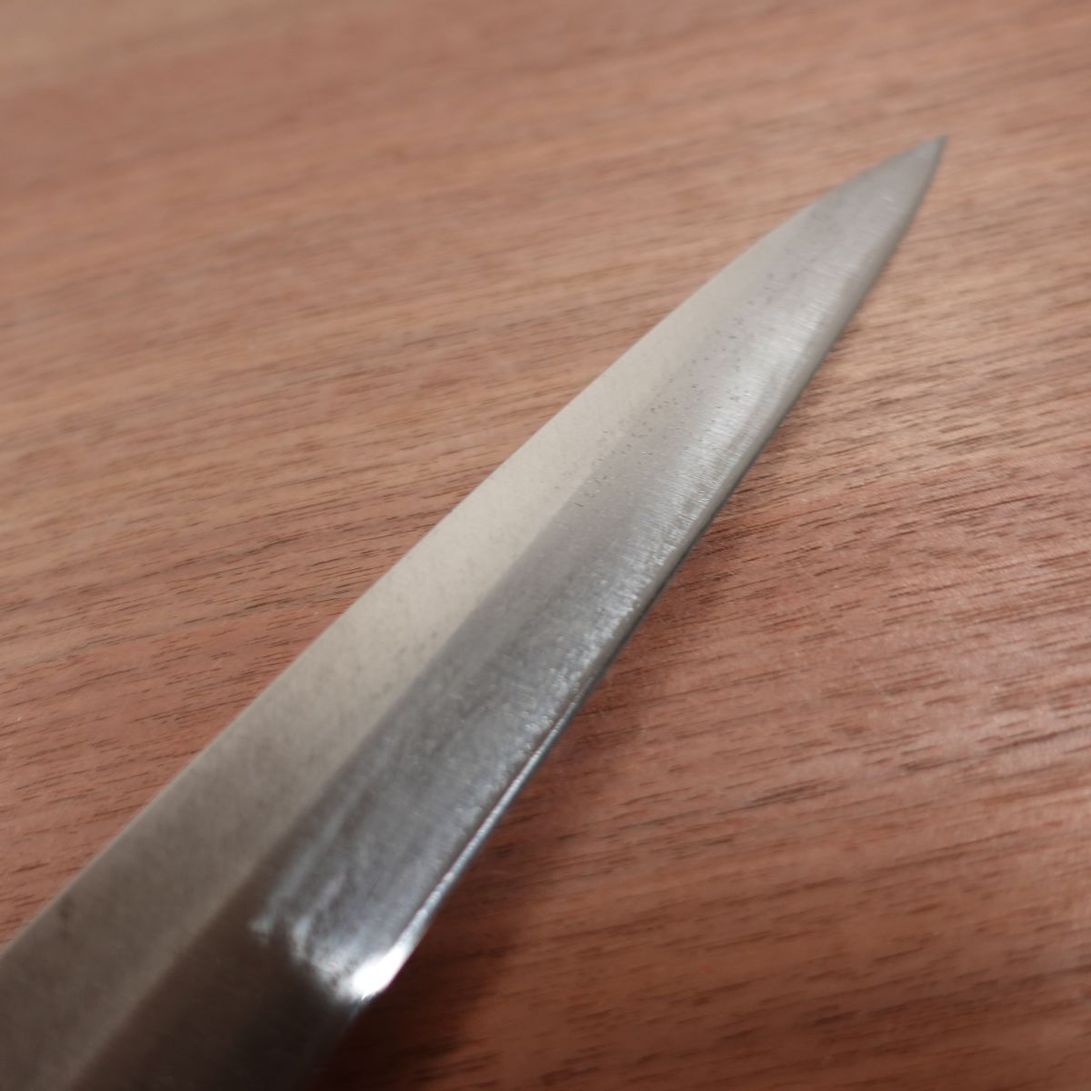 Masamoto Sohonten Yanagiba Knife, Sharpened, Pure Japanese Steel, Water Buffalo Handle, Sashimi Knife, Honyaki, Lightly Used, Wooden Sheath Included, Boxed, 300mm