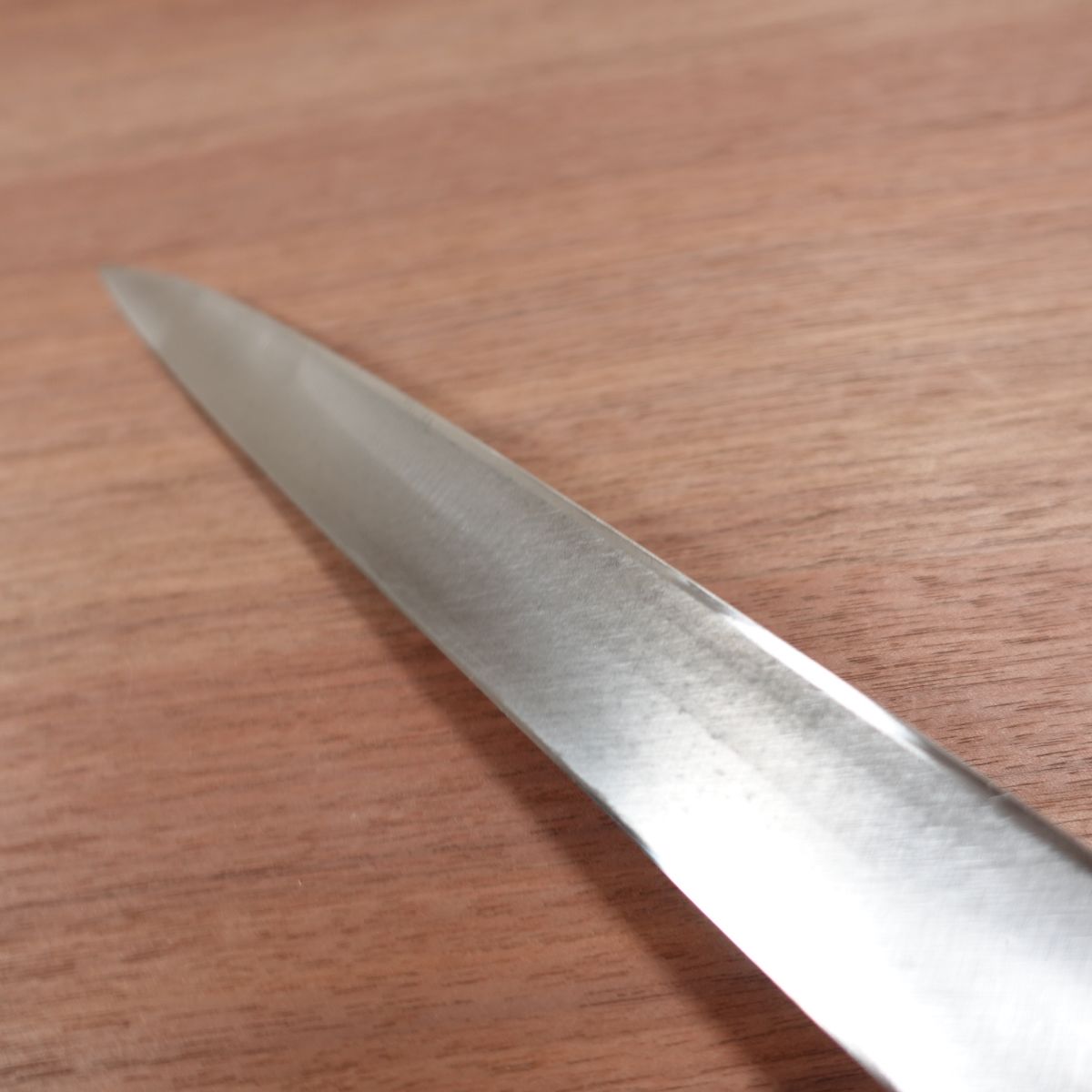 Masamoto Sohonten Yanagiba Knife, Sharpened, Pure Japanese Steel, Water Buffalo Handle, Sashimi Knife, Honyaki, Lightly Used, Wooden Sheath Included, Boxed, 300mm