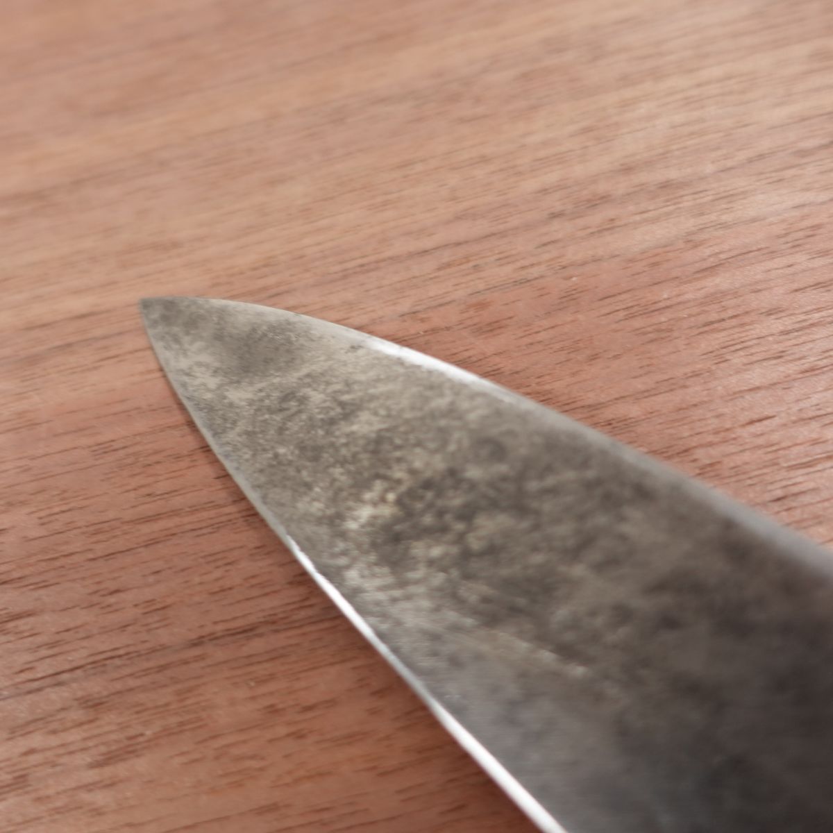 Aritsugu Funayuki Knife, Sharpened, White Water Buffalo Handle, Slim Deba Knife, 140mm