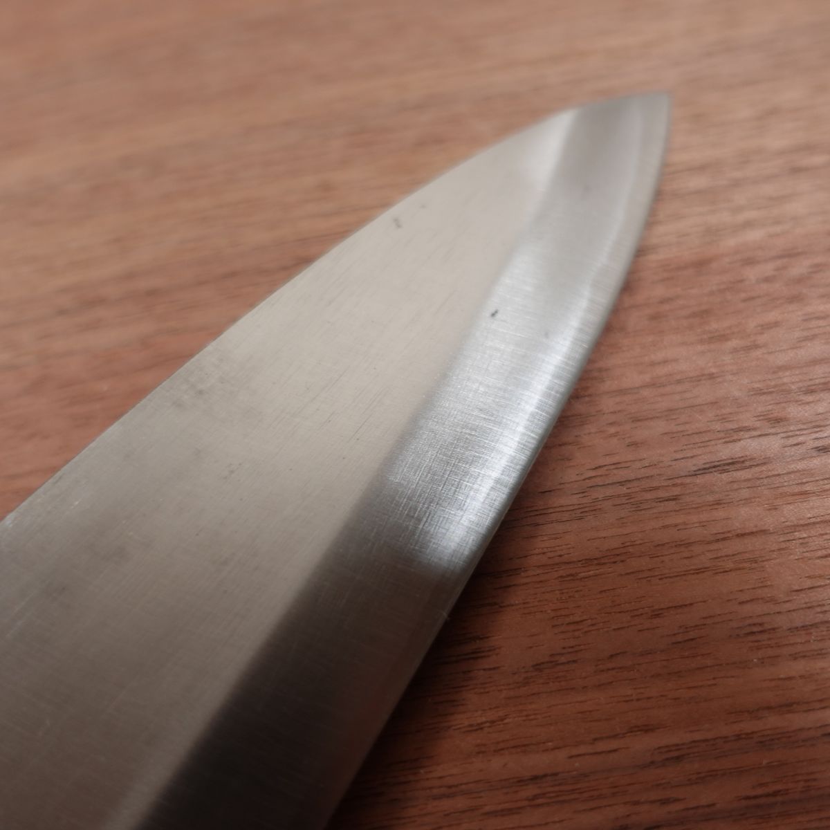 Masamoto Sohonten Large Deba Knife, Sharpened, Water Buffalo Handle, Unused Stored Item, 210mm
