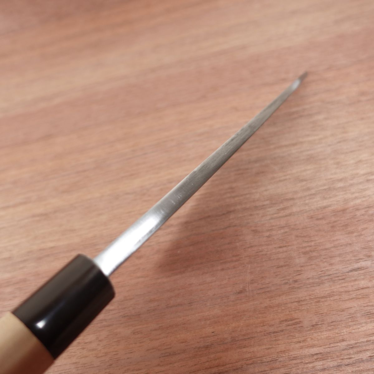 Masamoto Sohonten Large Deba Knife, Sharpened, Water Buffalo Handle, Unused Stored Item, 210mm