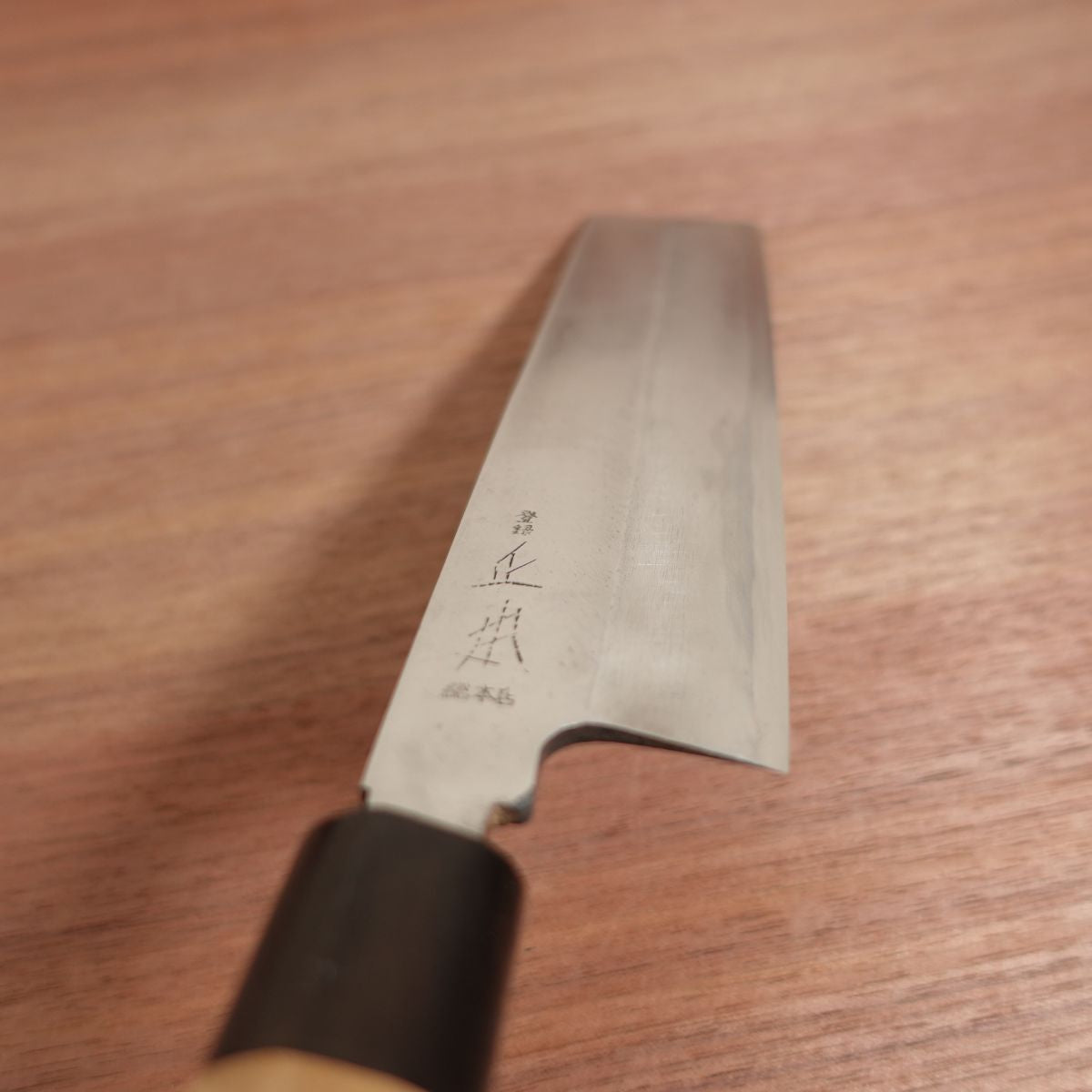 Masamoto Sohonten Usuba Knife, Sharpened, Water Buffalo Handle, Single Bevel, Nakiri, Lightly Used, 215mm