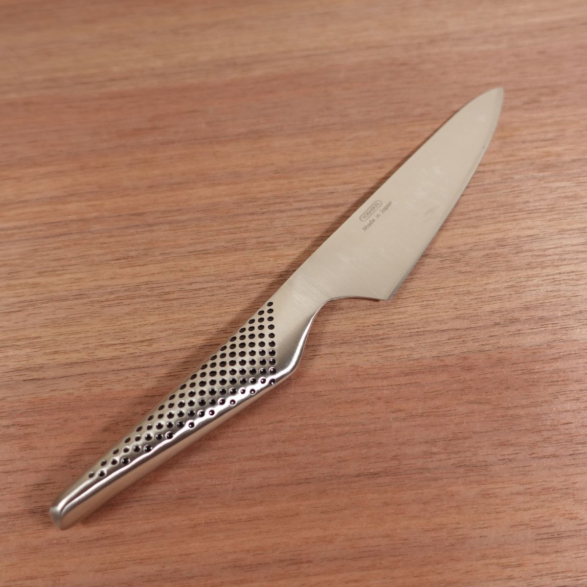 Global Petty Knife, Sharpened, Fruit Knife, Stainless Steel, YOSHIKIN, Yoshida Metal Industry, Garnishing Knife, GS-3, Unused Stored Item, 130mm