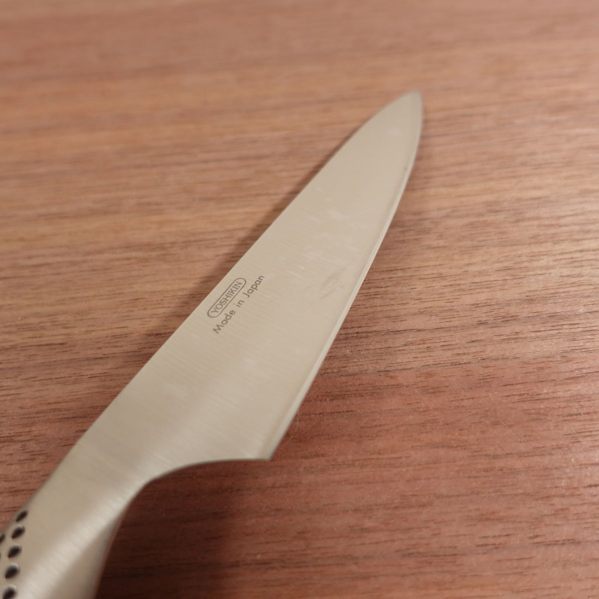 Global Petty Knife, Sharpened, Fruit Knife, Stainless Steel, YOSHIKIN, Yoshida Metal Industry, Garnishing Knife, GS-3, Unused Stored Item, 130mm