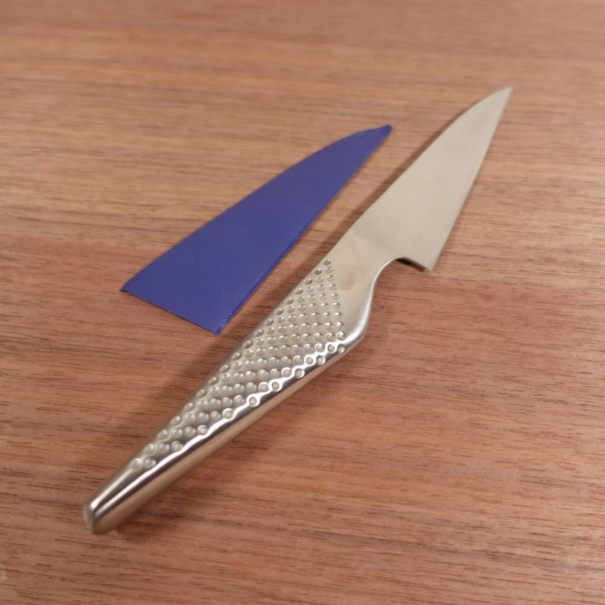 Global-Pro Paring Spear Knife, Sharpened, Single Bevel, Peeling Knife, GLOBAL-PRO, Protective Cover Included, GS-7, Rare, Nearly Unused Stored Item, 95mm