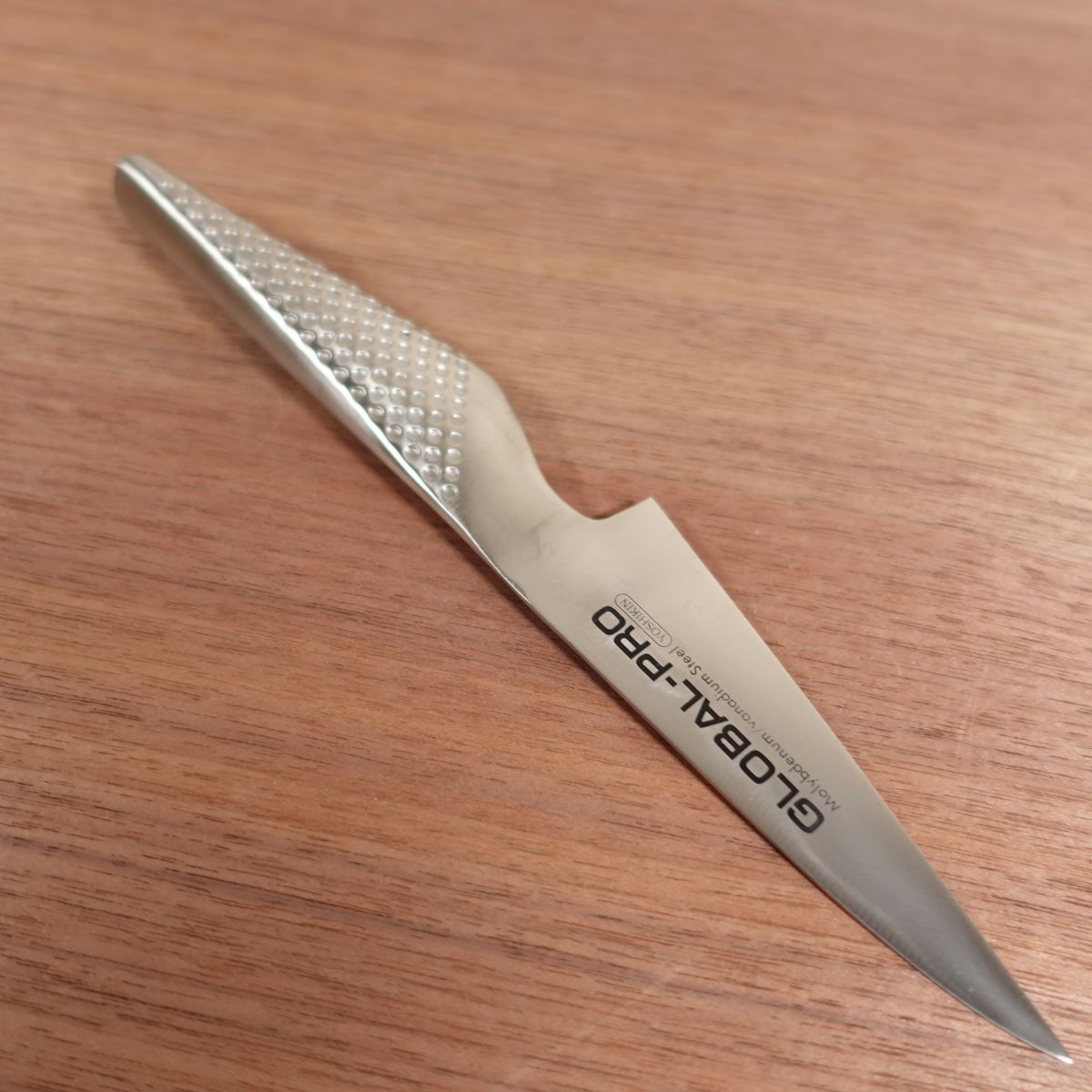 Global-Pro Paring Spear Knife, Sharpened, Single Bevel, Peeling Knife, GLOBAL-PRO, Protective Cover Included, GS-7, Rare, Nearly Unused Stored Item, 95mm