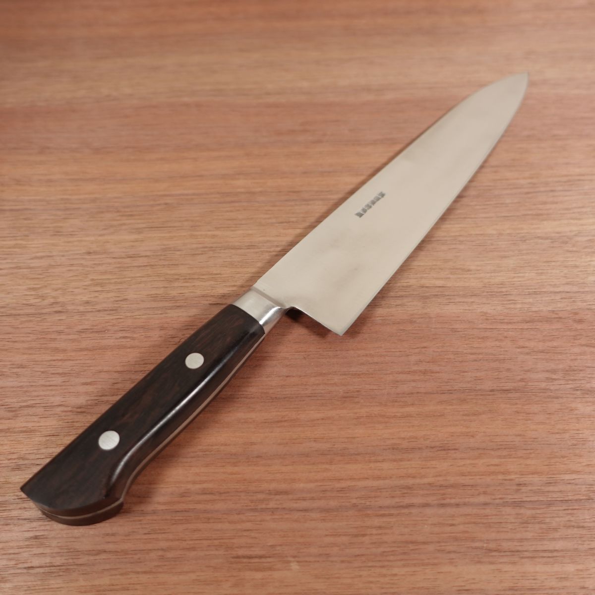 Nihonbashi Kiya Gyuto Knife, Sharpened, Musashino, All-Purpose Knife, Austrian Special Steel, Carbon Steel, Unused Stored Item, 230mm