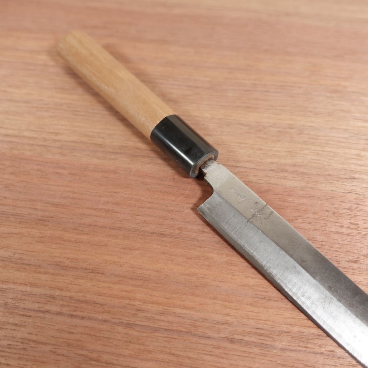 Kaneso Yanagiba Knife, Sharpened, Water Buffalo Handle, Sashimi Knife, 210mm