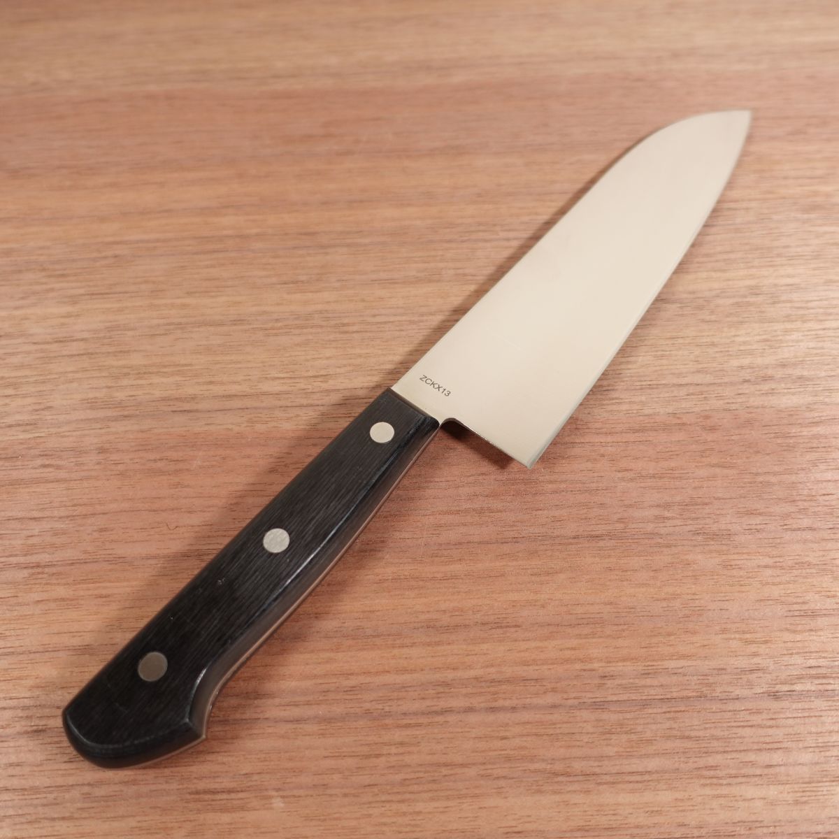 Nihonbashi Kiya Santoku Knife, Sharpened, All-Purpose Knife, Stainless Steel, Unused Stored Item, 175mm