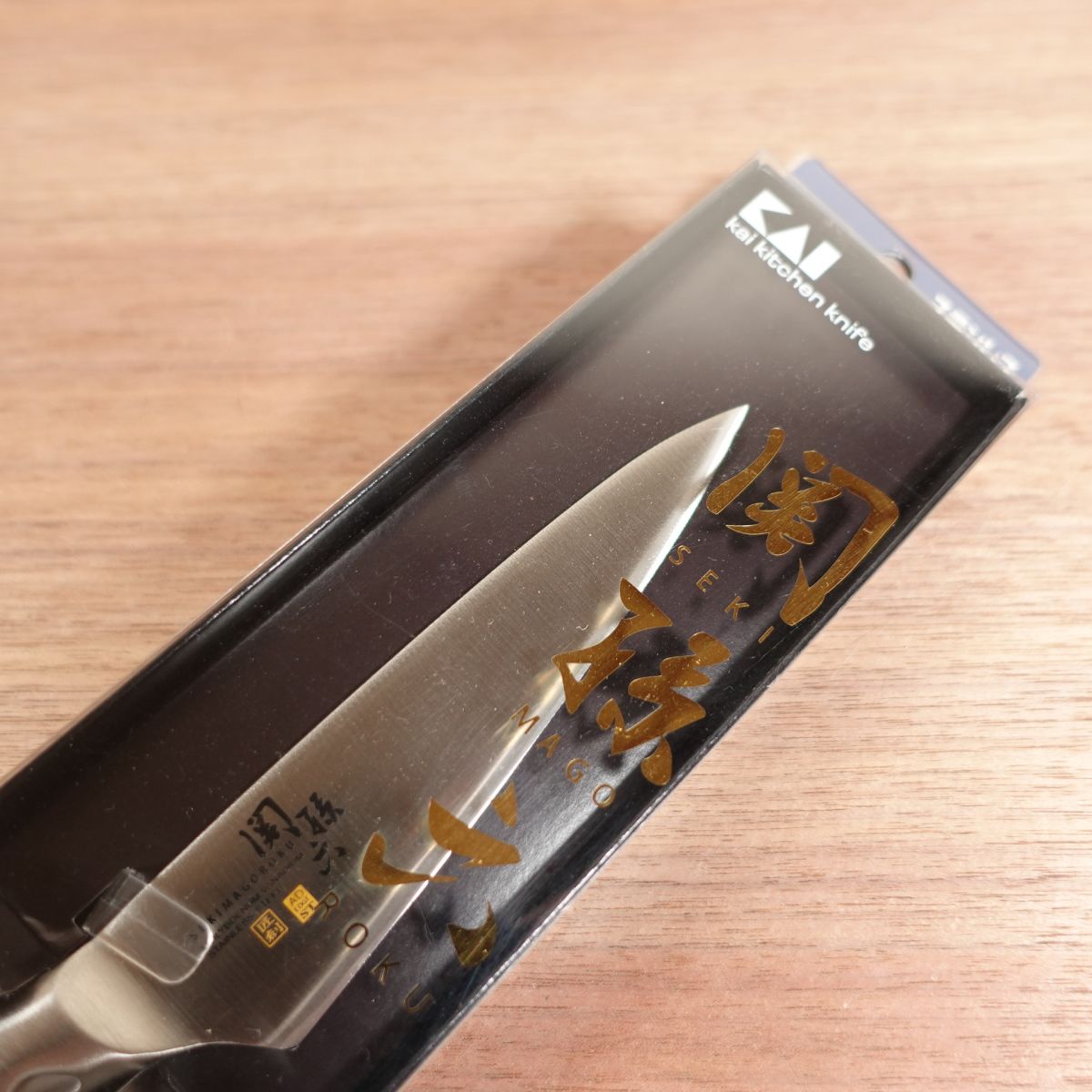 Seki Magoroku Petty Knife, Sharpened, Shoso, Fruit Knife, Garnishing Knife, All Stainless Steel, Unopened Stored Item, 120mm