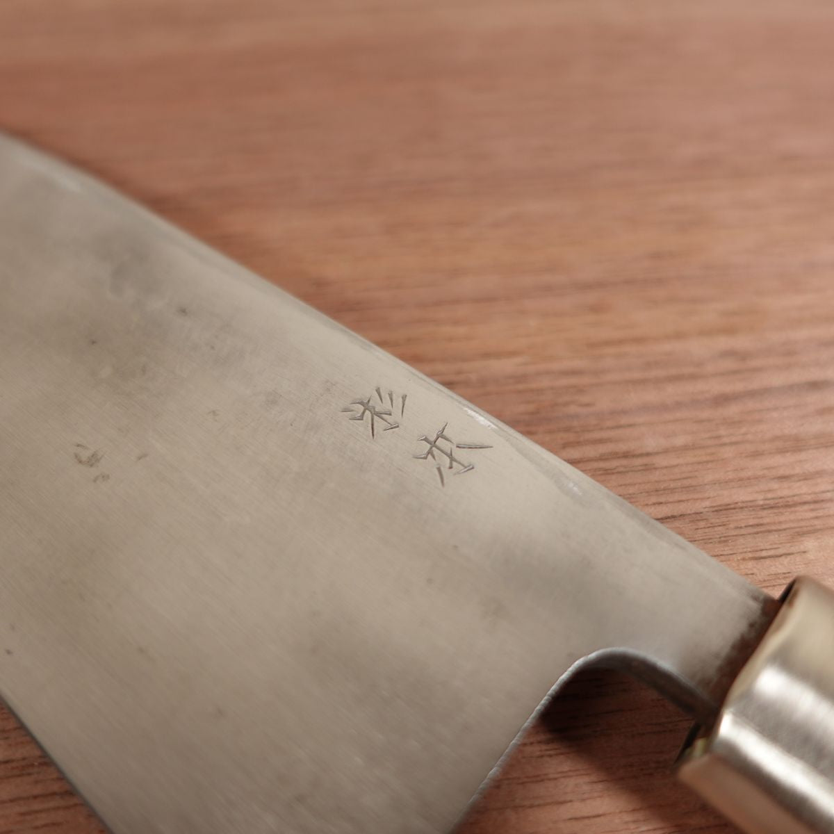 Sugimoto Deba Knife, Sharpened, Carbon Steel, Single Bevel, Lightly Used, 180mm