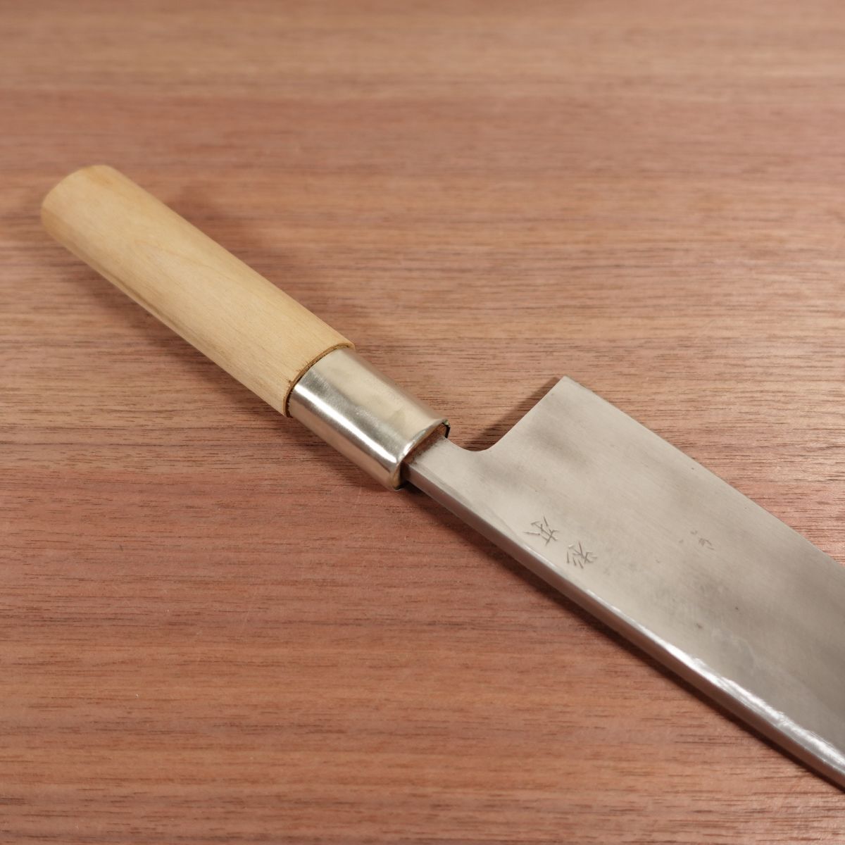 Sugimoto Deba Knife, Sharpened, Carbon Steel, Single Bevel, Lightly Used, 180mm