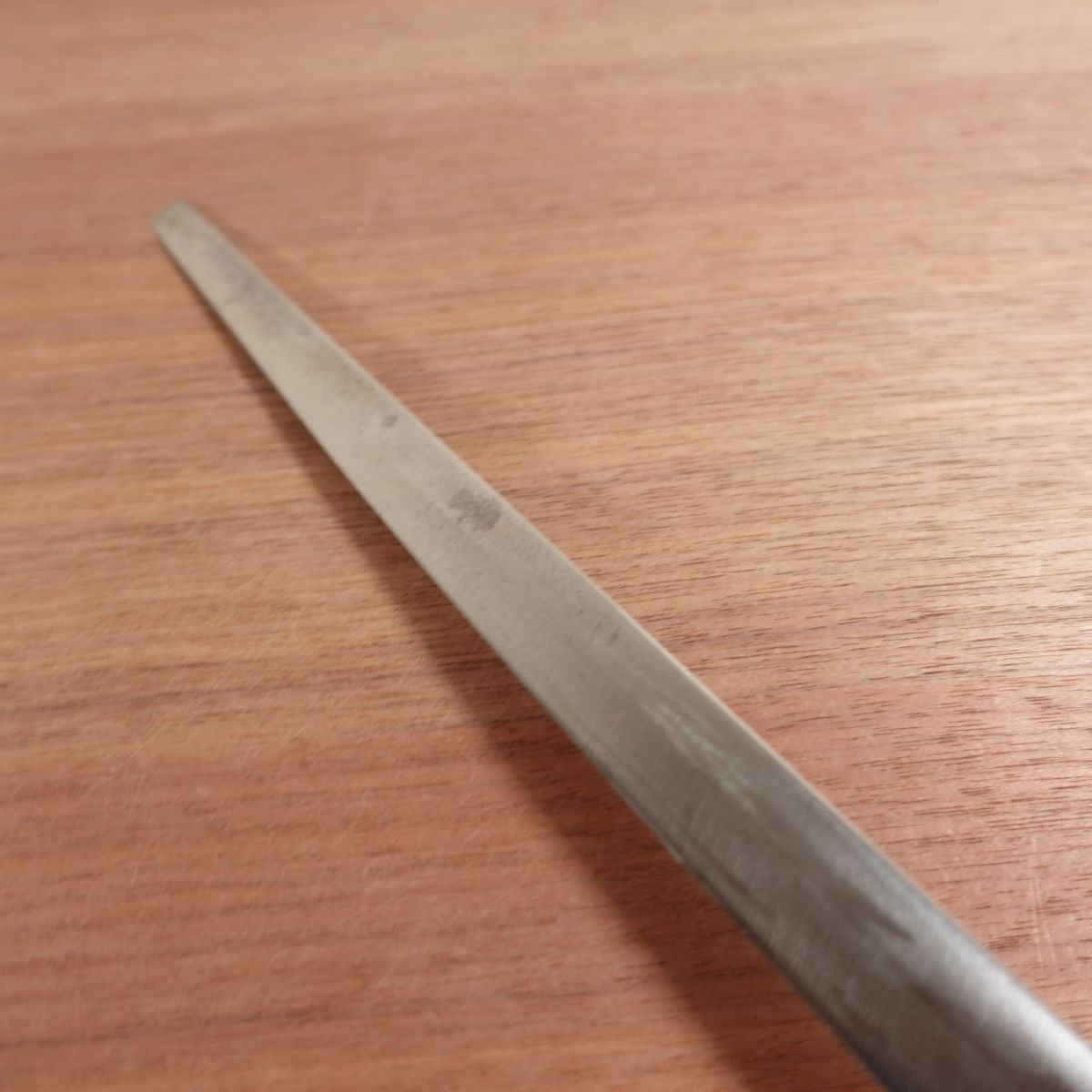 Possible Masamoto Takohiki Knife, Faded Engraving, Sharpened, Water Buffalo Handle, Sashimi Knife, Carbon Steel, Single Bevel, 305mm