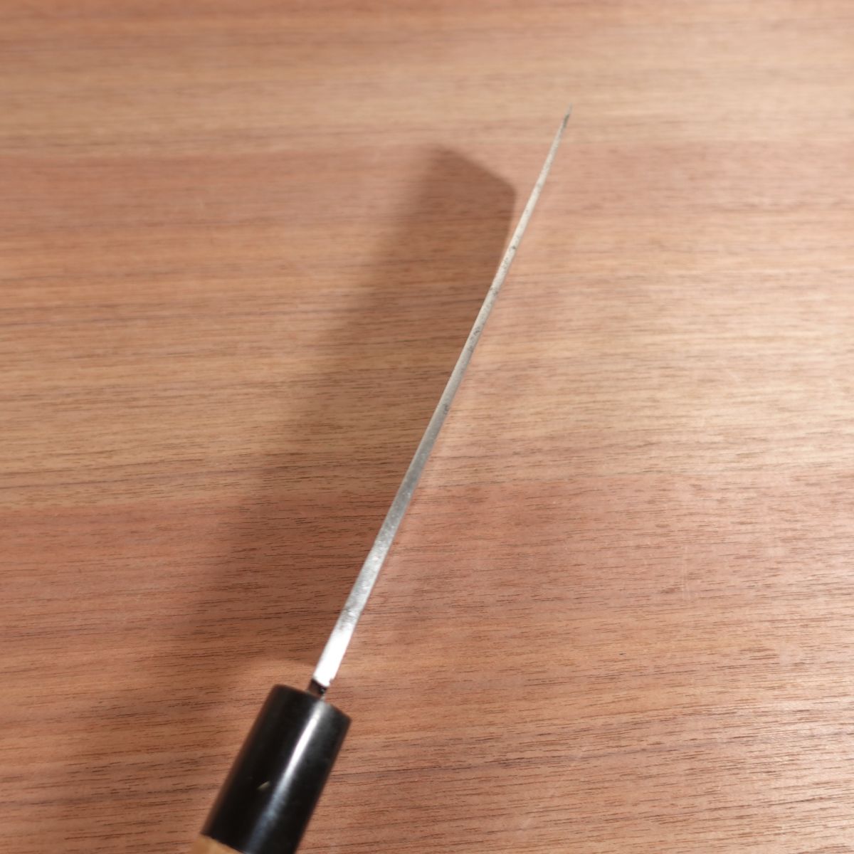 Kanesou Usuba Knife, Sharpened, Water Buffalo Handle, Single Bevel, Vegetable Knife, Upper Grade, Carbon Steel, 210mm