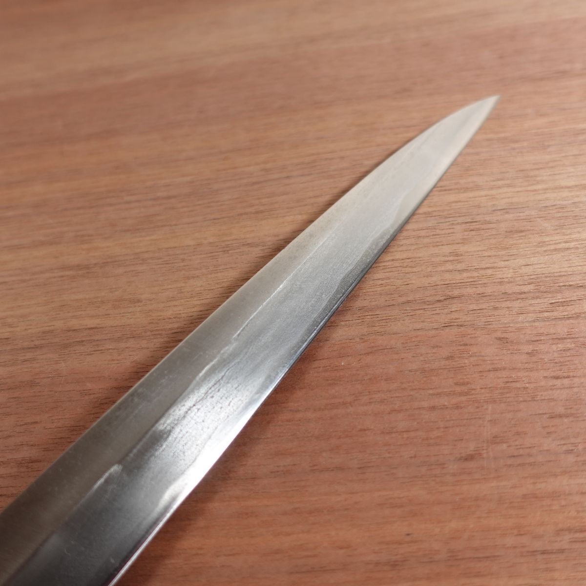 Kanesou Yanagiba Knife, Sharpened, Water Buffalo Handle, Sashimi Knife, Upper Grade, Box Included, Carbon Steel, Single Bevel, 330mm
