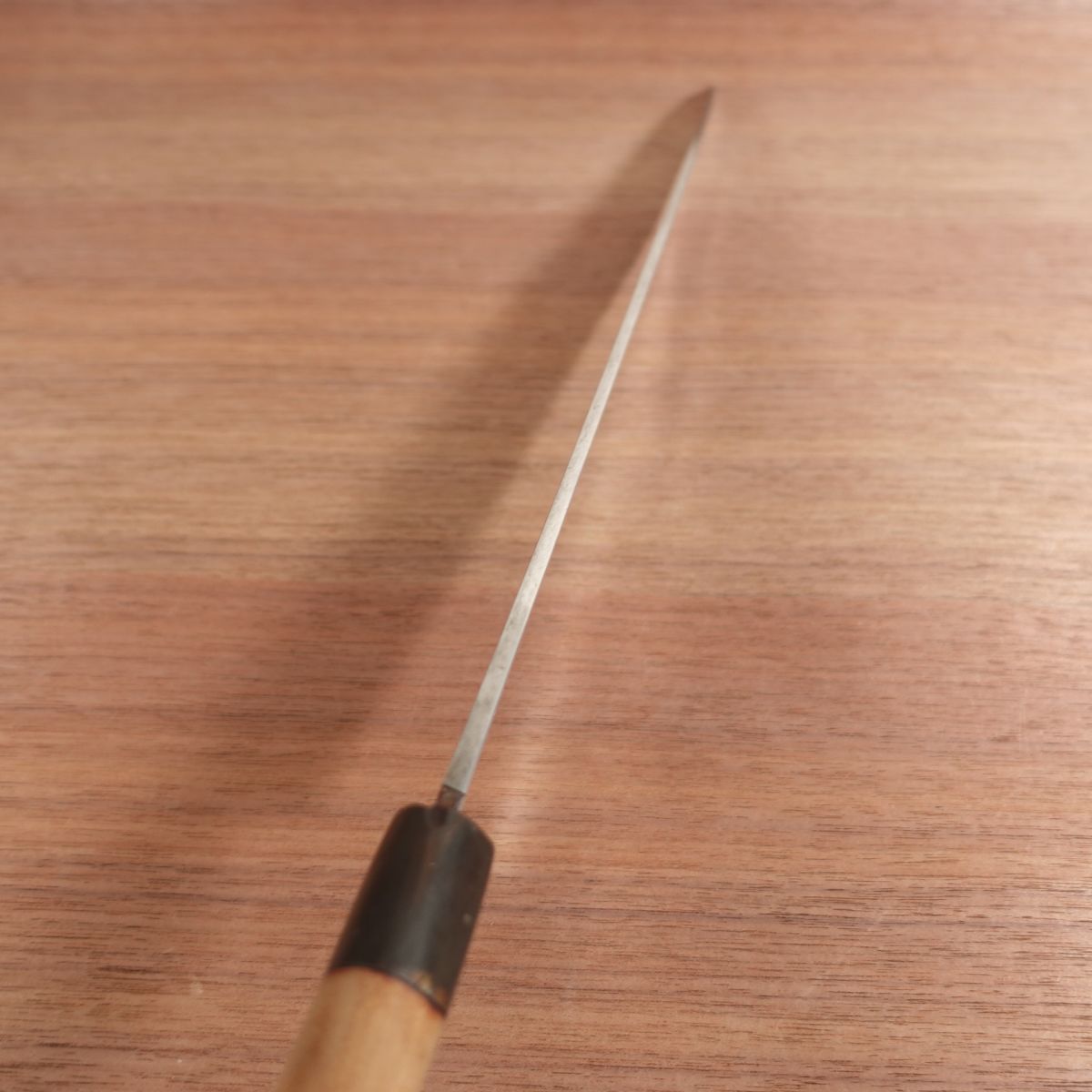 Kanesou Yanagiba Knife, Sharpened, Water Buffalo Handle, Sashimi Knife, Upper Grade, Box Included, Carbon Steel, Single Bevel, 330mm