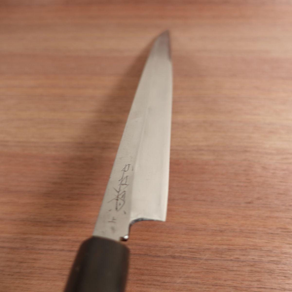 Kanesou Yanagiba Knife, Sharpened, Water Buffalo Handle, Sashimi Knife, Upper Grade, Box Included, Carbon Steel, Single Bevel, 330mm