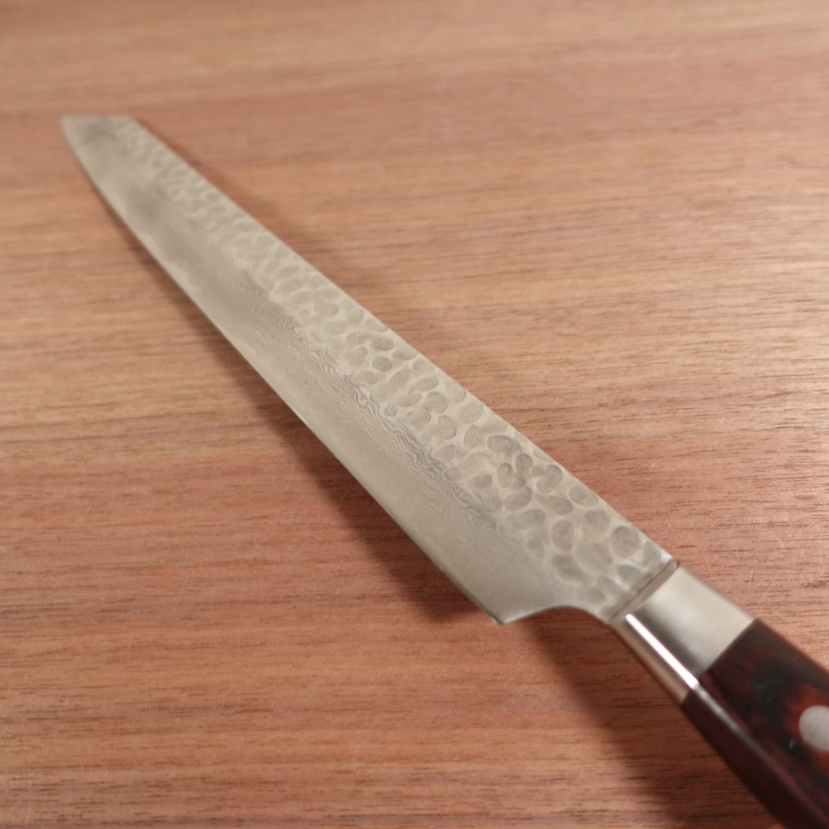 Sakai Takayuki Kensaki Yanagiba Knife, Sharpened, VG-10, Sashimi Knife, Damascus, Hammered, Slicer, TAKAYUKI, Kiritsuke, Sujihiki, Suminagashi, V-Gold No.10, 265mm