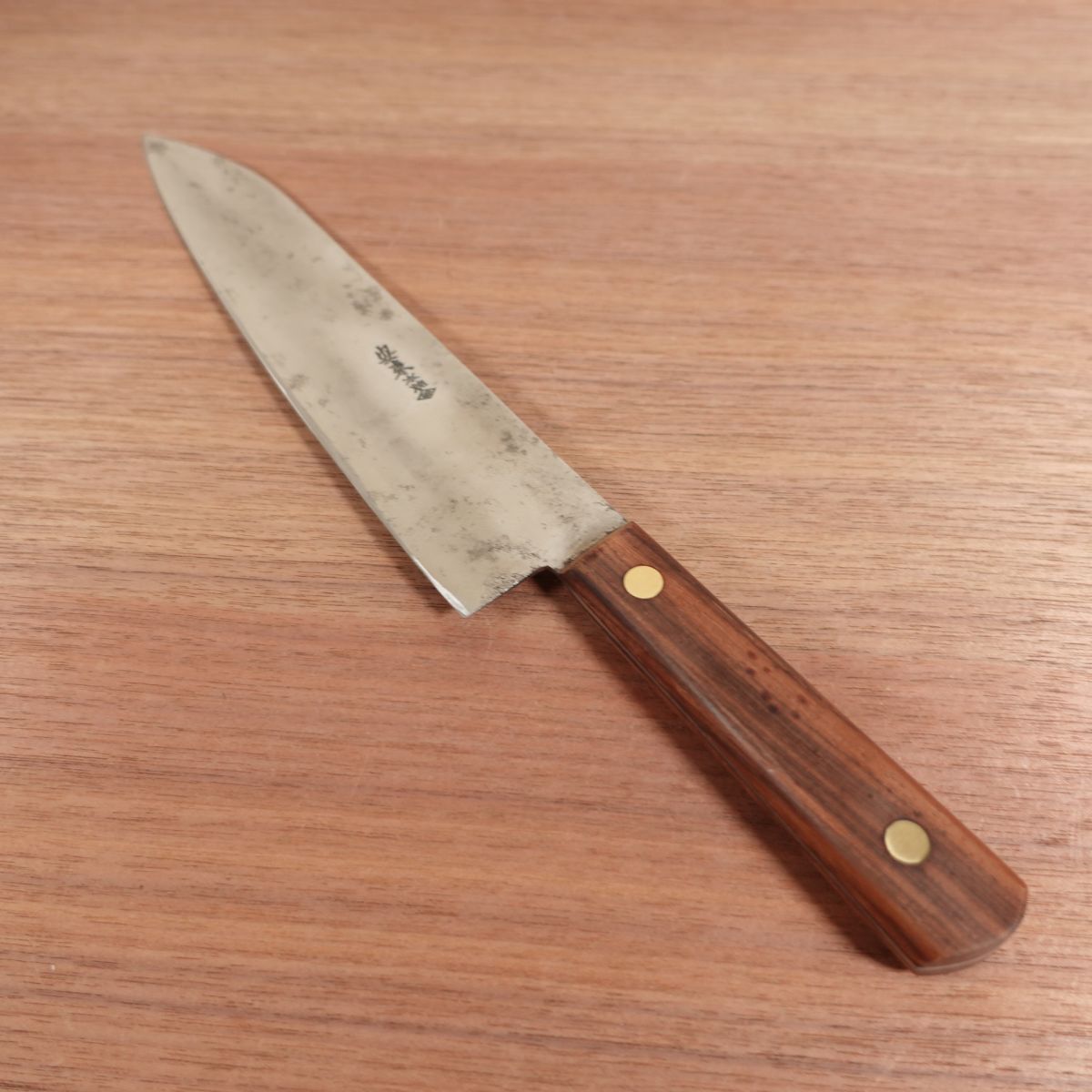 Mitsutomo Gyuto, Sharpened, All-Purpose Knife, Yasuki Honyaki, Handmade Honbazuke Sticker, 200mm