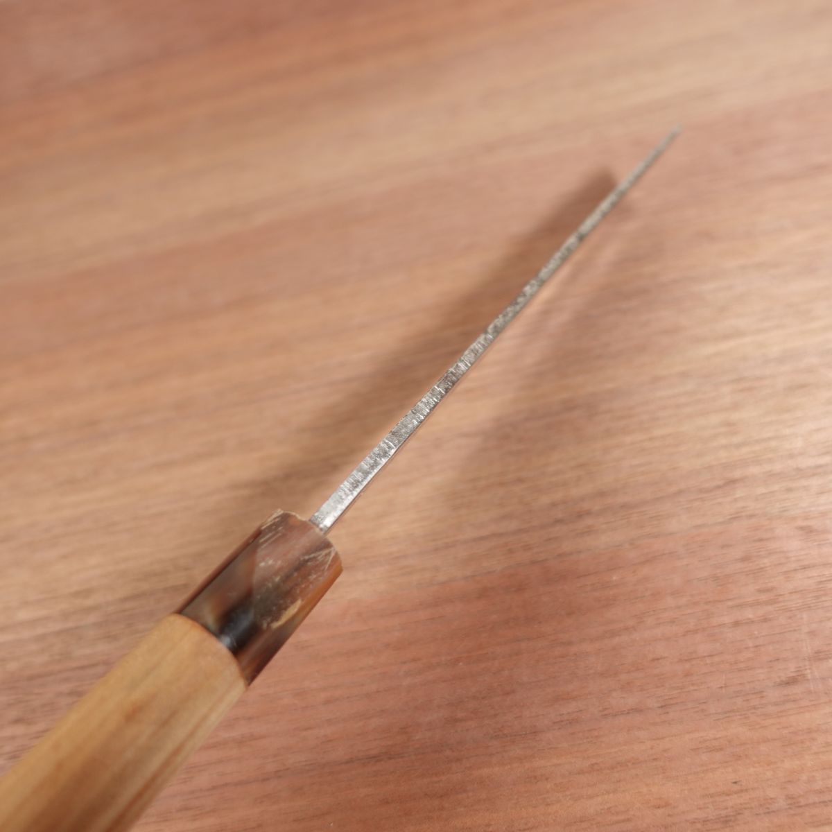 Sakai Toji Usuba Knife, Sharpened, Masashige, Water Buffalo Handle, Single Bevel, Vegetable Knife, Carbon Steel, 170mm