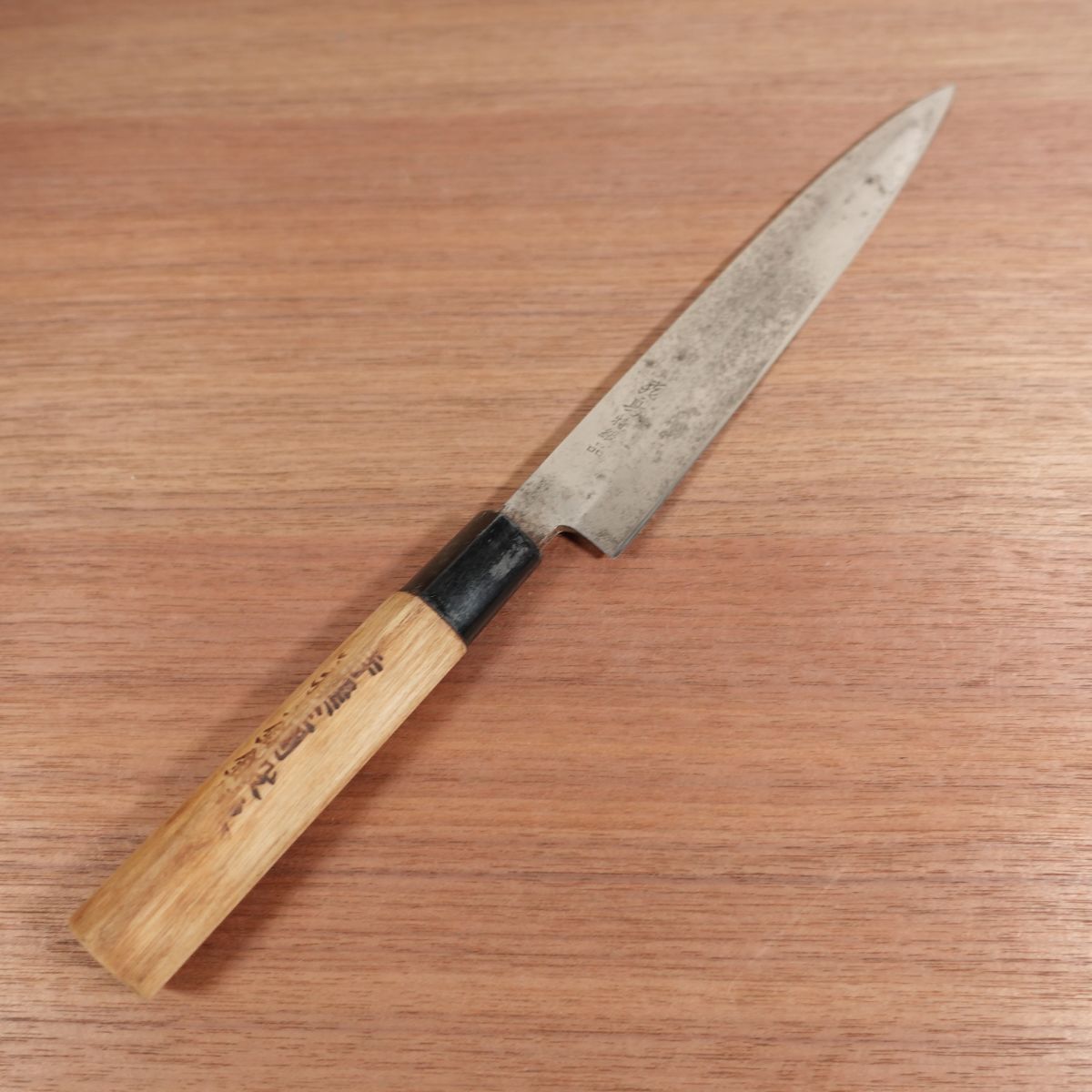 Asuka Yanagiba Knife, Sharpened, Special Grade, Sashimi Knife, Special Tamahagane Forged, Carbon Steel, Single Bevel, 210mm
