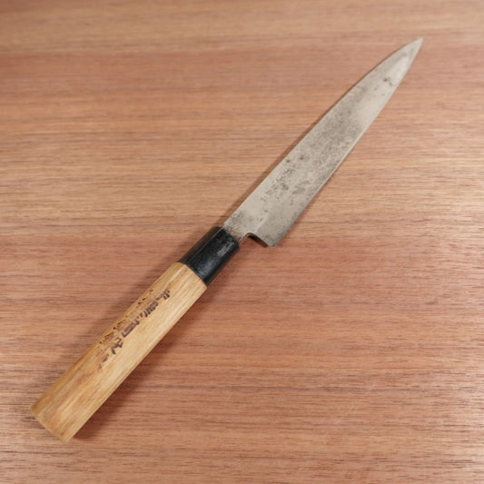 Asuka Yanagiba Knife, Sharpened, Special Grade, Sashimi Knife, Special Tamahagane Forged, Carbon Steel, Single Bevel, 210mm