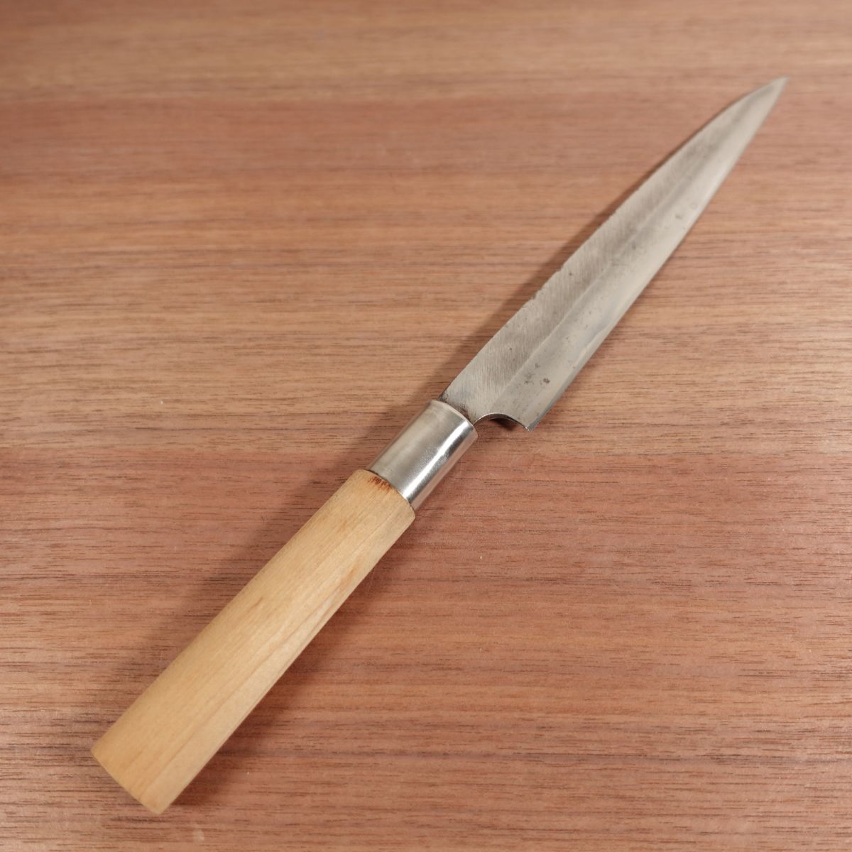 Unmarked Yanagiba Knife, Sharpened, Carbon Steel, Sashimi Knife, For Trying a Yanagiba, Single Bevel, 200mm