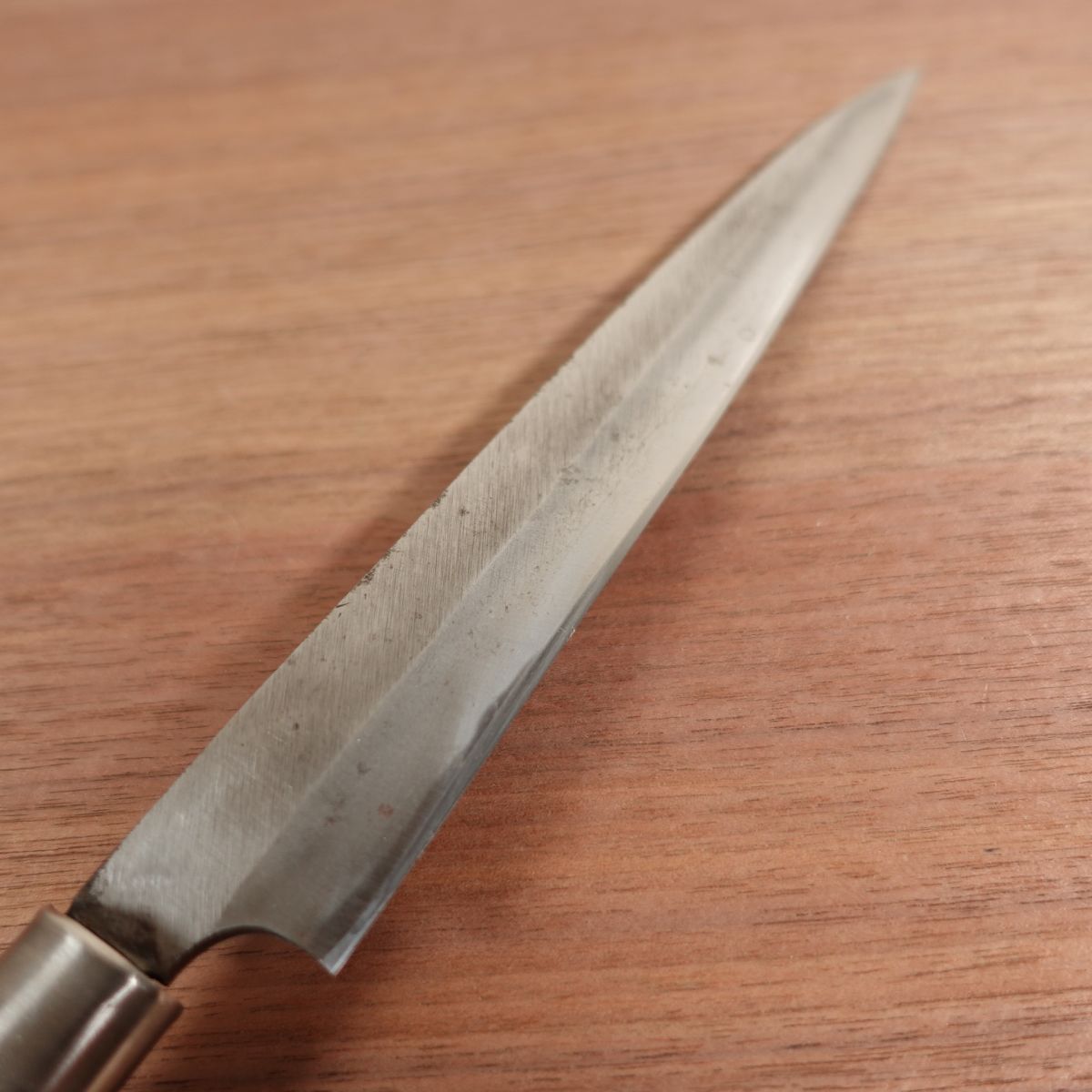 Unmarked Yanagiba Knife, Sharpened, Carbon Steel, Sashimi Knife, For Trying a Yanagiba, Single Bevel, 200mm