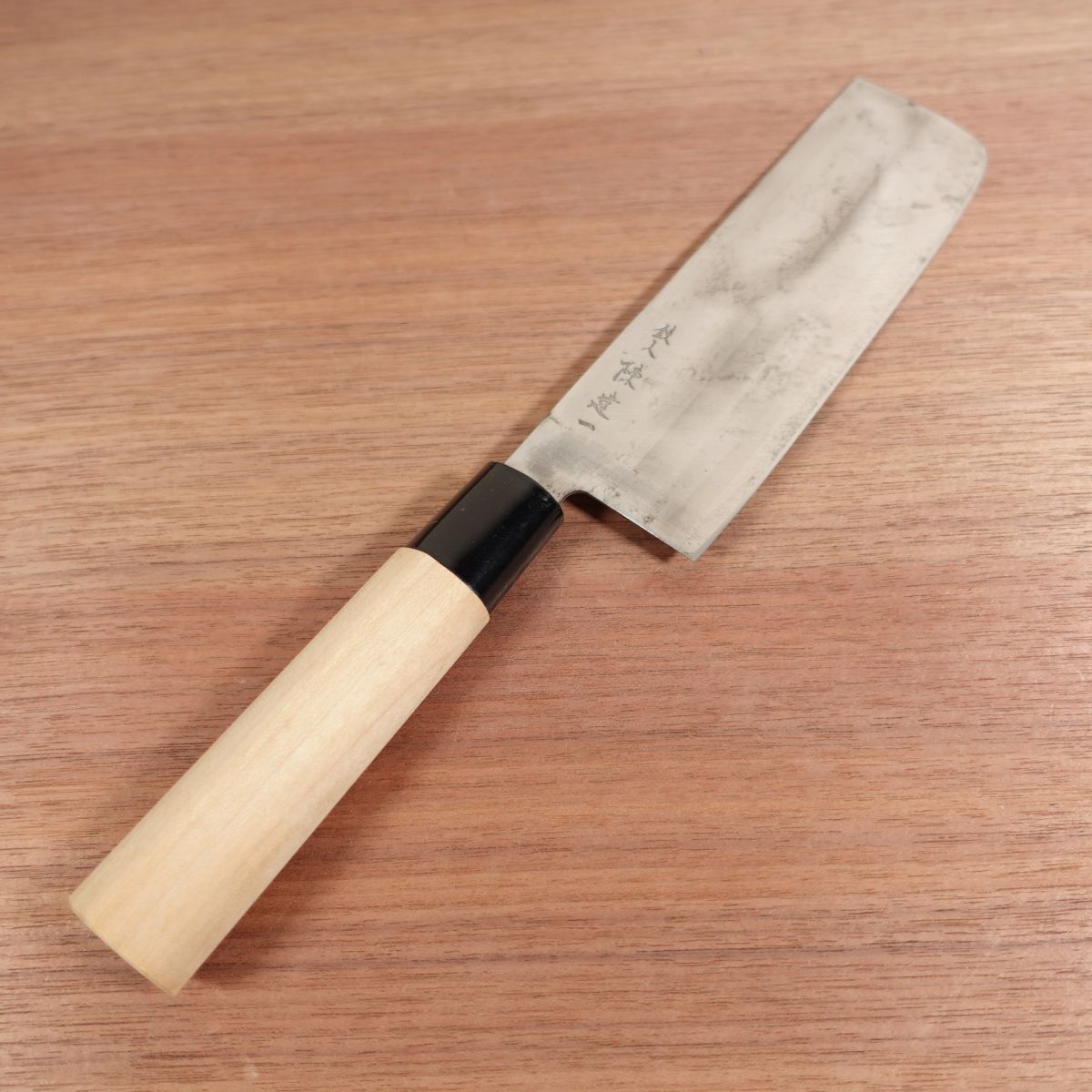 Chen Kenichi Nakiri Knife, Sharpened, Carbon Steel, Iron Chef, Vegetable Knife, 160mm