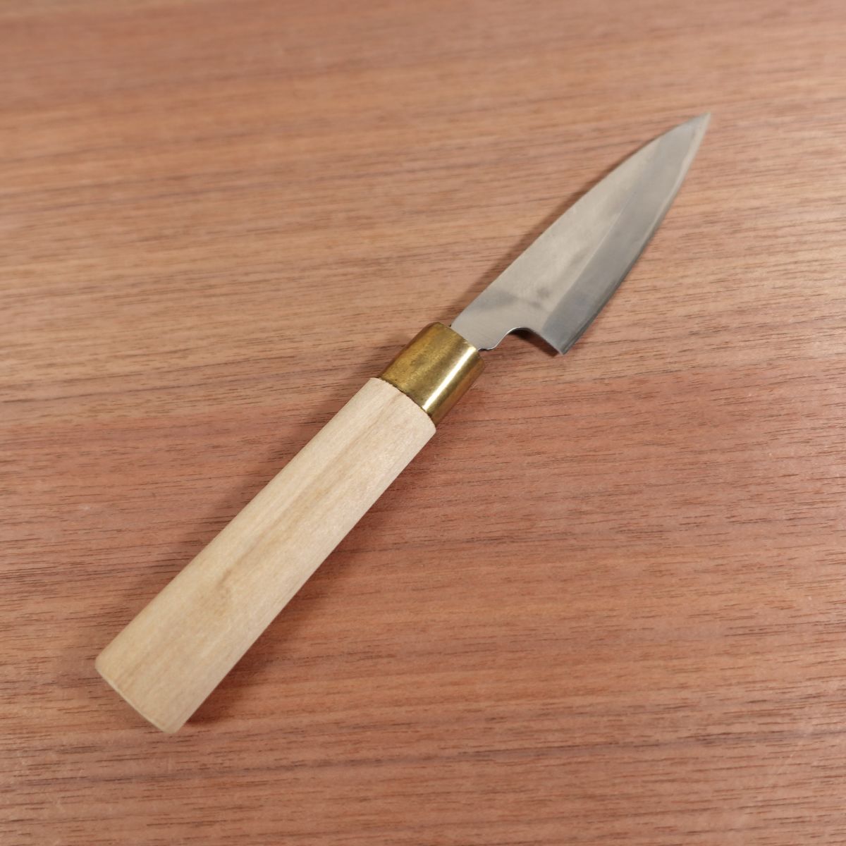 Sakai Ichimonji Mitsuhide Wa-Petty Knife, Sharpened, Single Bevel, Fruit Knife, Garnishing Knife, 100mm