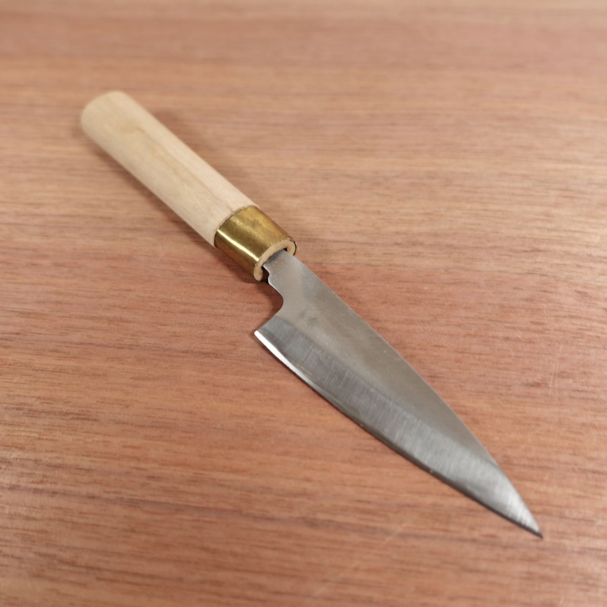 Sakai Ichimonji Mitsuhide Wa-Petty Knife, Sharpened, Single Bevel, Fruit Knife, Garnishing Knife, 100mm