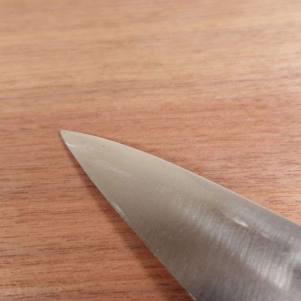 Sakai Ichimonji Mitsuhide Deba Knife, Sharpened, Carbon Steel, Single Bevel, Straight Edge, 125mm