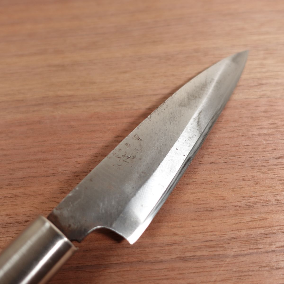 Sakai Kikutora Funayuki Knife, Sharpened, Slim Deba Knife, Carbon Steel, Single Bevel, 155mm