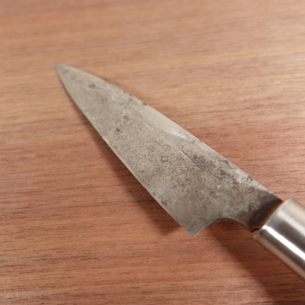 Sakai Kikutora Funayuki Knife, Sharpened, Slim Deba Knife, Carbon Steel, Single Bevel, 155mm