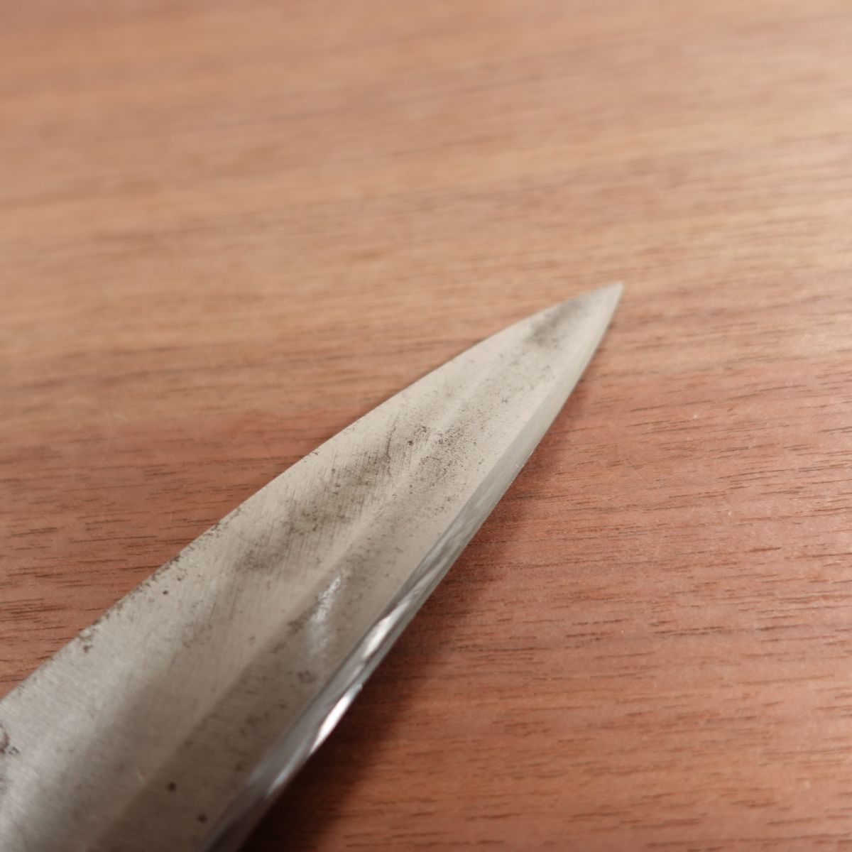 Sakai Kikutora Funayuki Knife, Sharpened, Slim Deba Knife, Carbon Steel, Single Bevel, 155mm