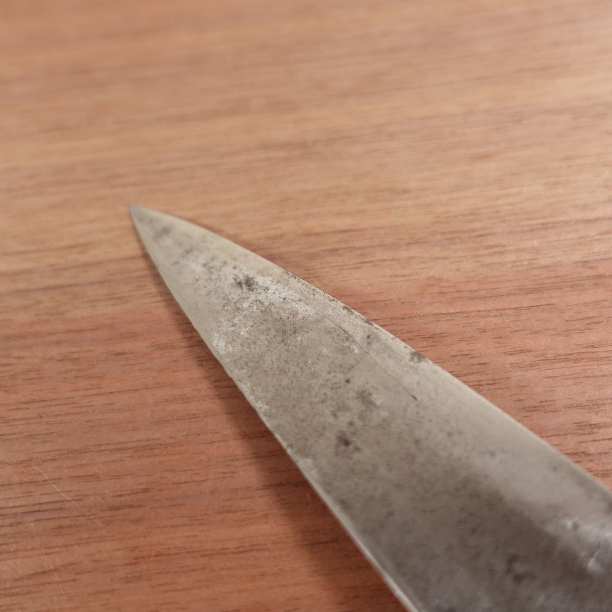 Sakai Kikutora Funayuki Knife, Sharpened, Slim Deba Knife, Carbon Steel, Single Bevel, 155mm