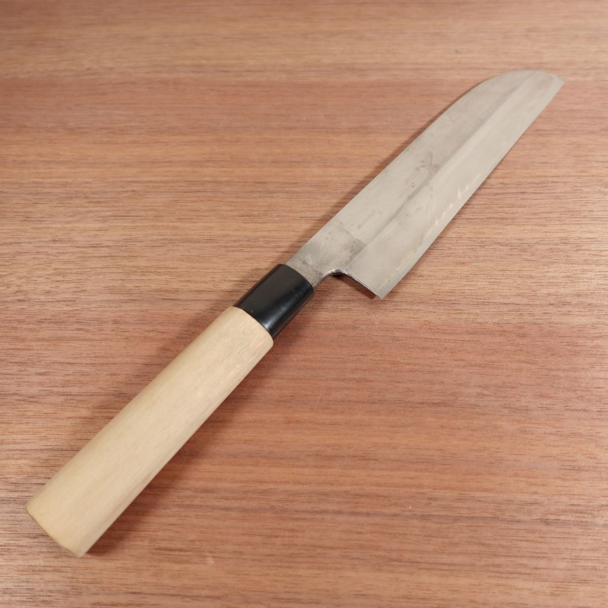 Sakai Ichimonji Mitsuhide Kama-Usuba, Sharpened, Water Buffalo Handle, 200mm