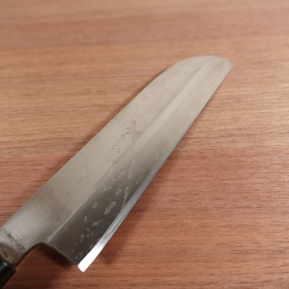 Sakai Ichimonji Mitsuhide Kama-Usuba, Sharpened, Water Buffalo Handle, 200mm