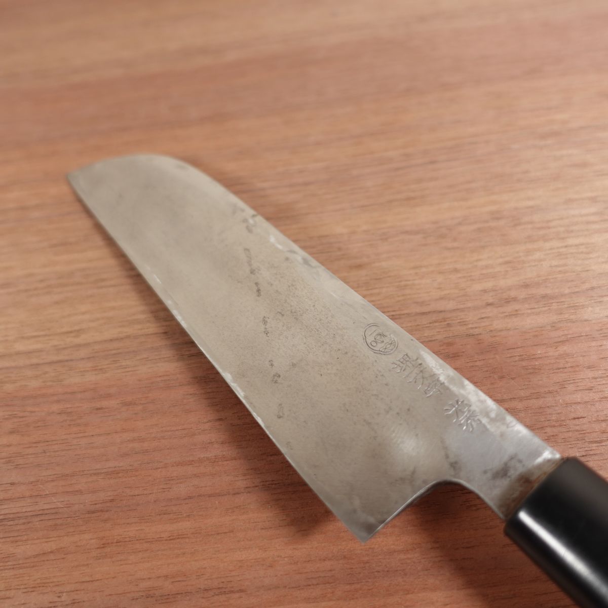 Sakai Ichimonji Mitsuhide Kama-Usuba, Sharpened, Water Buffalo Handle, 200mm